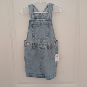 Old Navy Light Wash Denim Overall Dress